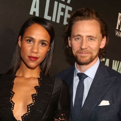 Zawe Ashton together with her fiance Tom Hiddleston.